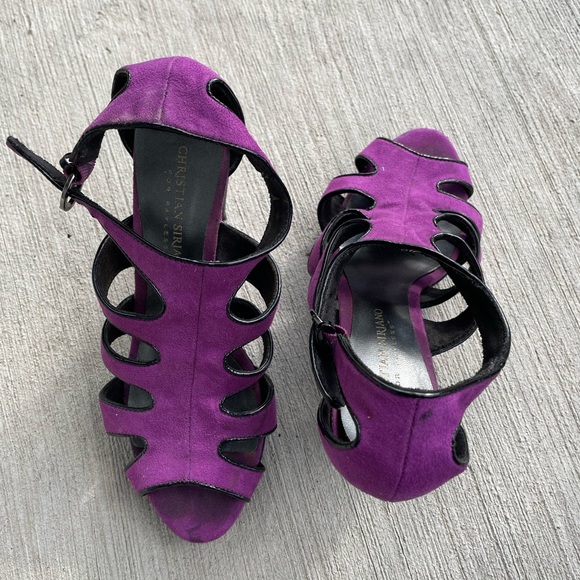 Purple Strappy Heels by Christian Siriano for Payless - Picture 5 of 10